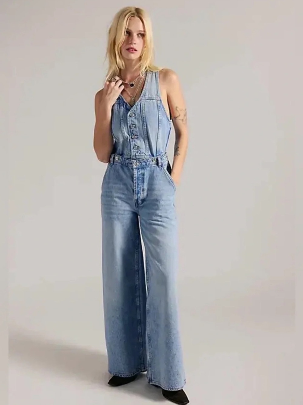 OBO~ NWT Free People We The Free Better Together Convertible Jumpsuit
